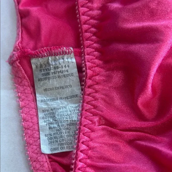 VTG vassarette satin panties Pink M - Picture 3 of 3